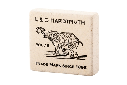 Square erasers (56 x 50 x 16 mm, White, Unspecified)